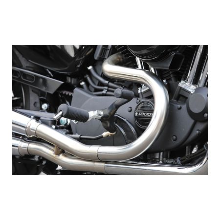 キジマ KIJIMA HD-05240 ミッドコントロールキット 04&minus;13y XLスポーツスター／ブラック HD05240｜文具のブングット