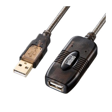 (LINEクーポン有)サンワサプライ KB-USB-R230 30m延長USBアクティブリピーターケーブル KBUSBR230 SANWA SUPPLY USB延長アダプタ USB延長ケーブル