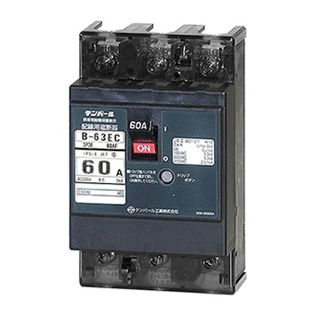 (LINEクーポン有)翌日出荷 テンパール工業 B-63EC 60A 配線用遮断器 B63EC60A