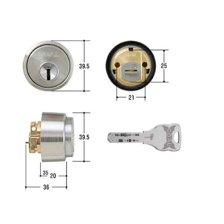 【即納在庫品】GOAL ゴール GP-LX 5 扉厚29-43MM 取替用シリンダー GPLX5扉厚2943MM 4,293円