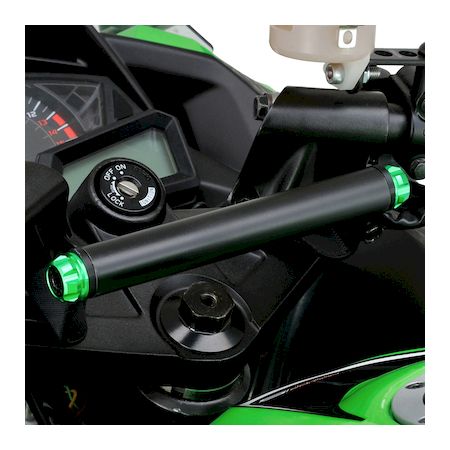 (LINEクーポン有)デイトナ DAYTONA 17867 バイク用 クランプバー Ninja250／250R専用 マルチバーホルダー ライムグリーン 5,009円