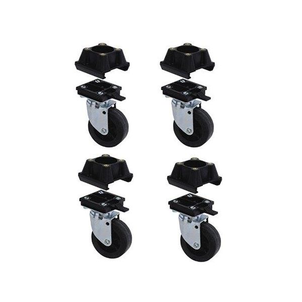 8010690060842 アトラス 70車輪 4個入りブラック 93395000【キャンセル不可】｜文具のブングット