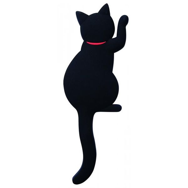(LINEクーポン有)4511546082901 【17個入】 マグネットフック Cat tail キャットテイル クロ【キャンセル不可】