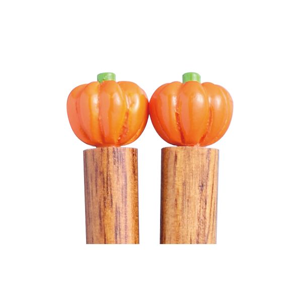 4549840000123 【15個入】 poco箸カボチャO 18cm【キャンセル不可】｜文具のブングット