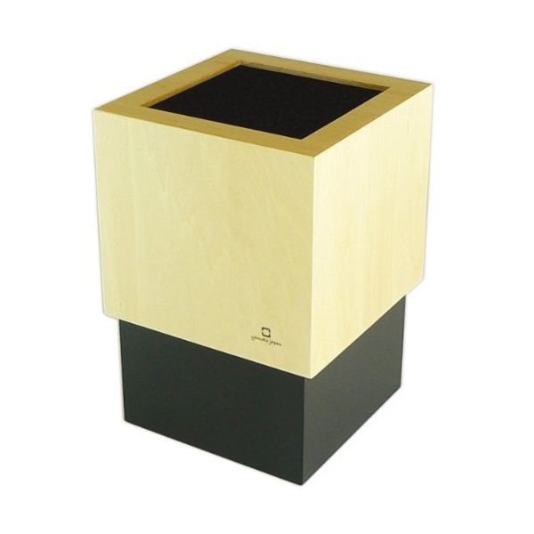 4560157615367 【5個入】ヤマト工芸 W CUBE ダストボックス Mサイズ YK09&minus;020黒色 34481【キャンセル不可】｜文具のブングット
