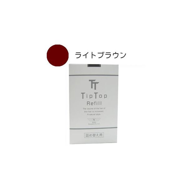 4571164675039 【6個入】ティップトップ 40 80gライトブラウン 詰替用 30126【キャンセル不可】|文具のブングット