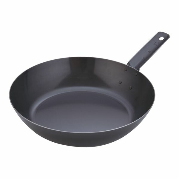 (LINEクーポン有)AHL94034 ＳＡ鉄黒皮オーブン用厚板フライパン ３４ｃｍ 4905001013003 IH対応 TKG