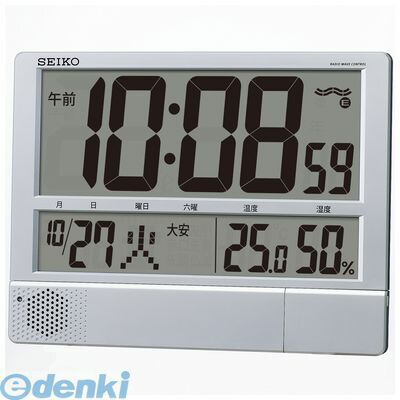 【即納在庫品】「直送」ZKL7201 プログラムチャイム付き電波時計 4517228035951 SEIKO プログラムチャイム付き電波時計 セイコークロック デジタル 大型｜文具のブングット