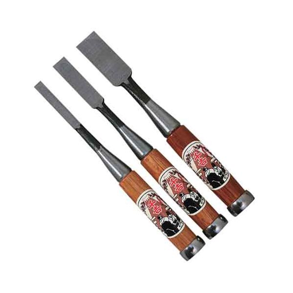 (LINEクーポン有)4977292120340 追入のみ ３本組 千吉銅賞 藤原産業 大工道具 木工用 作業工具 木材加工工具 本鍛造 なし｜文具のブングット