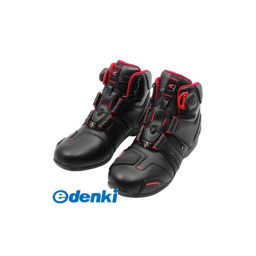 (LINEクーポン有)RSタイチ 4997035616435 RSS006 DRYMASTER BOA ライディングシューズ BLACK／RED 26．0 レッド ブラック RSTAICHI ドライマスター