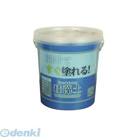 (LINEクーポン有)ワンウィル 3793060009 Easy＆Color珪藻土 5kg ネイビーブルー