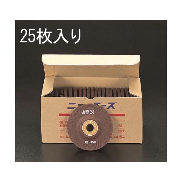 (LINEクーポン有)【即納在庫品】「直送」【個人宅配送不可】 エスコ EA809Y-24 直送 代引不可・他メーカー同梱不可 100x6mm/WA24Pオフセット型砥石25枚 メーカー EA809Y24【キャンセル不可】