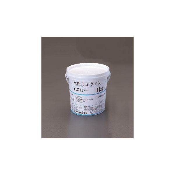 (LINEクーポン有)【即納在庫品】「直送」【個人宅配送不可】 エスコ EA942EW-1 直送 代引不可・他メーカー同梱不可 １ｋｇ 水性床用蛍光塗料【イエロー】 EA942EW1【キャンセル不可】