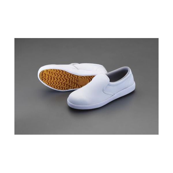 (LINEクーポン有)【個人宅配送不可】【即納在庫品】「直送」エスコ EA910FG-23 ２３．０ｃｍ【耐油底】シューズ【白】 EA910FG23【キャンセル不可】