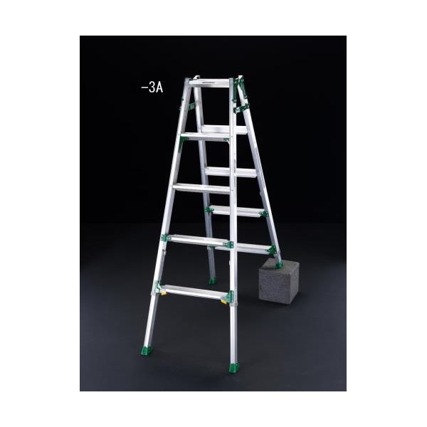 (LINEクーポン有)【即納在庫品】「直送」【個人宅配送不可】 エスコ EA903-2A 直送 代引不可・他メーカー同梱不可 １．４２ｍ 【伸縮式】脚立兼用ハシゴ 【ワイドステップ】 EA9032A【キャンセル不可】