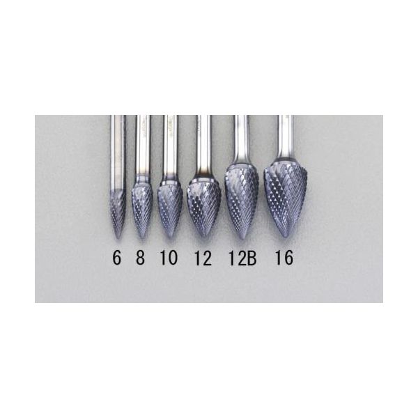 【個人宅配送不可】【即納在庫品】「直送」エスコ EA819VF-8 8x19mm/6mm軸 【Coated】超硬バー EA819VF8【キャンセル不可】