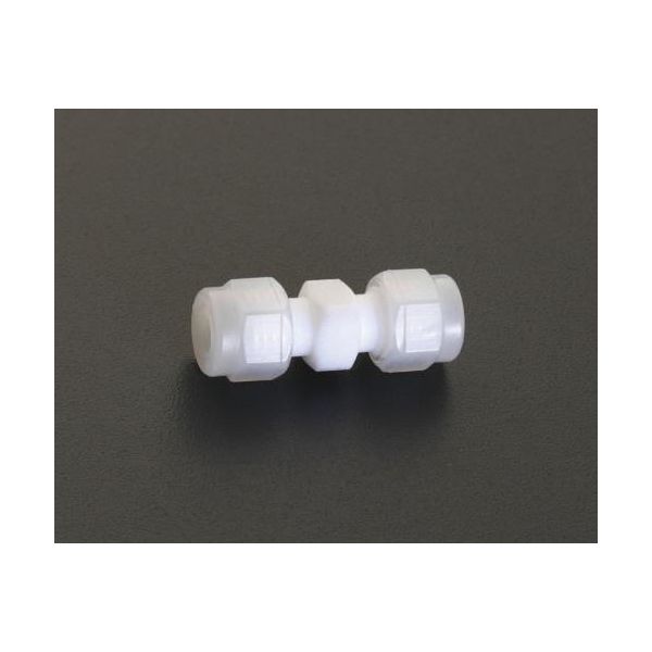 【個人宅配送不可】【即納在庫品】「直送」エスコ EA425HC-12 １２ｍｍ 【フッ素樹脂製】ストレートユニオン EA425HC12【キャンセル不可】