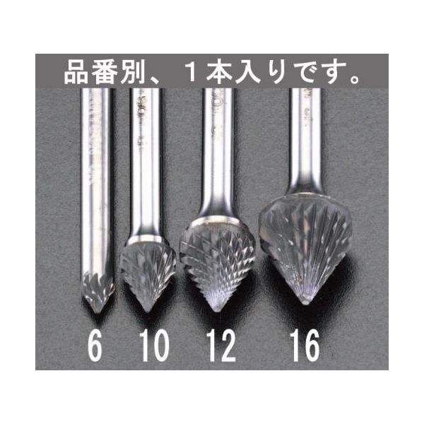 (LINEクーポン有)【個人宅配送不可】【即納在庫品】「直送」エスコ EA819JM-16 16x14.5mm6mm軸超硬カッター EA819JM16【キャンセル不可】