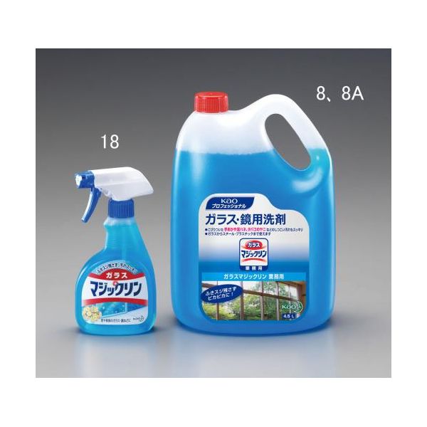 【個人宅配送不可】 エスコ EA922KD-8A 直送 代引不可・他メーカー同梱不可 4.5Lx4個ガラスクリーナー EA922KD8A【キャンセル不可】 8,193円