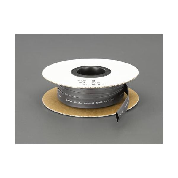 (LINEクーポン有)【個人宅配送不可】【即納在庫品】「直送」エスコ EA944BG-20 20mmx10m黒熱収縮チューブ EA944BG20【キャンセル不可】