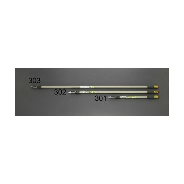 (LINEクーポン有)【即納在庫品】「直送」【個人宅配送不可】 エスコ EA109NX-303 直送 代引不可・他メーカー同梱不可 １８２８－３６５８ｍｍ／１０段　伸縮ハンドル ワンタッチロック EA109NX303【キャンセル不可】