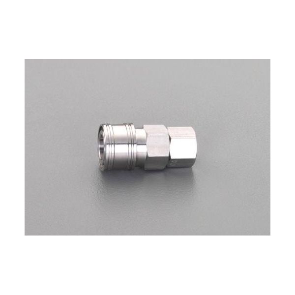 (LINEクーポン有)【個人宅配送不可】【即納在庫品】「直送」エスコ EA140DJ-112 Rc 1/4 雌ねじソケット 20型/ステンレス EA140DJ112【キャンセル不可】