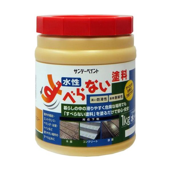 【個人宅配送不可】【即納在庫品】「直送」エスコ EA944DH-11 １．０ｋｇ　滑り止めコート剤 イエロー EA944DH11【キャンセル不可】