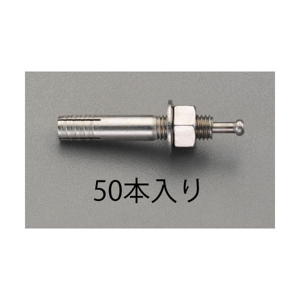 (LINEクーポン有)【即納在庫品】「直送」【個人宅配送不可】 エスコ EA945BS-101 直送 代引不可・他メーカー同梱不可 Ｍ１０ｘ　６０ｍｍ　雄ねじアンカー ステンレス製／５０本 EA945BS101【キャンセル不可】