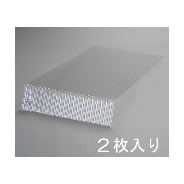(LINEクーポン有)【即納在庫品】「直送」【個人宅配送不可】 エスコ EA952CC-11 直送 代引不可・他メーカー同梱不可 1400x655mm ポリカ先曲り波板 クリアー/2枚 EA952CC11【キャンセル不可】