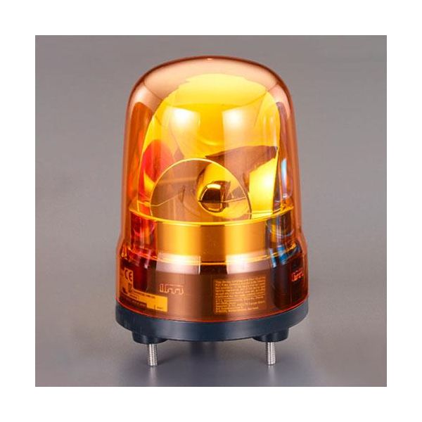 (LINEクーポン有)【即納在庫品】「直送」【個人宅配送不可】エスコ EA983FS-124YA 直送 代引不可・他メーカー同梱不可 DC12－24V LED回転灯 黄色 EA983FS124YA