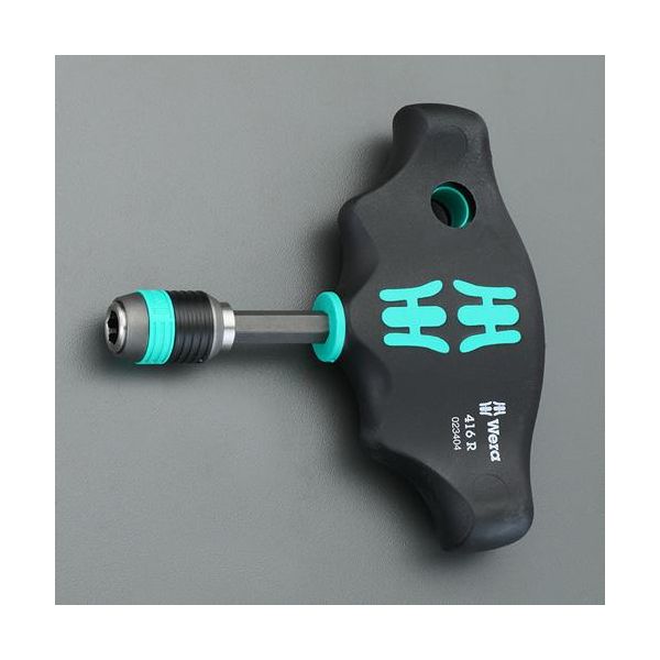 (LINEクーポン有)【個人宅配送不可】【即納在庫品】「直送」エスコ EA560WB-15A 1／4”Hex／45mm ドライバーハンドル T型 EA560WB15A