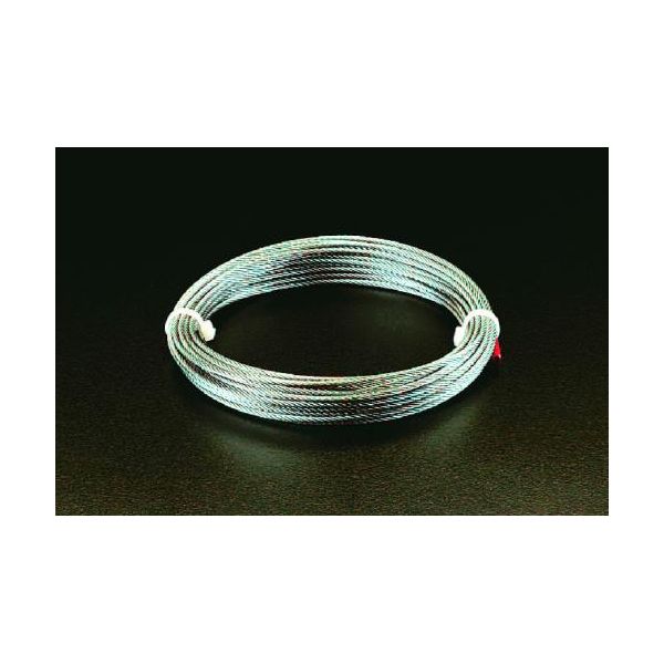 (LINEクーポン有)【個人宅配送不可】【即納在庫品】「直送」エスコ EA628SJ-3.0 3．0mm ｘ30ｍ ステンレス製 ワイヤーロープ EA628SJ3.0【キャンセル不可】