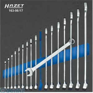 【納期-通常7日以内に発送 在庫切れ時-約2ヶ月 】ハゼット HAZET 163-98/17 ソフトフォーム２コンポーネント工具セット 16398/17