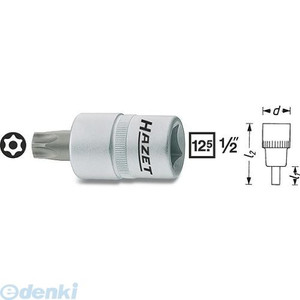 【納期-通常7日以内に発送 在庫切れ時-約2ヶ月 】ハゼット HAZET 992-T55H トルクスソケット１／２ 992T55H