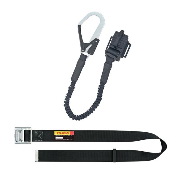 【即納在庫品】「直送」TJMデザイン(タジマ) B1SMJRTL1BK 胴ベルト用 蛇腹縦型L1 スチールベルトMセット