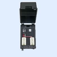 (LINEクーポン有)内外電機 Naigai TCEZ0202MN 仮設コンセントボックス 漏電遮断器付 PK-3ET｜文具のブングット