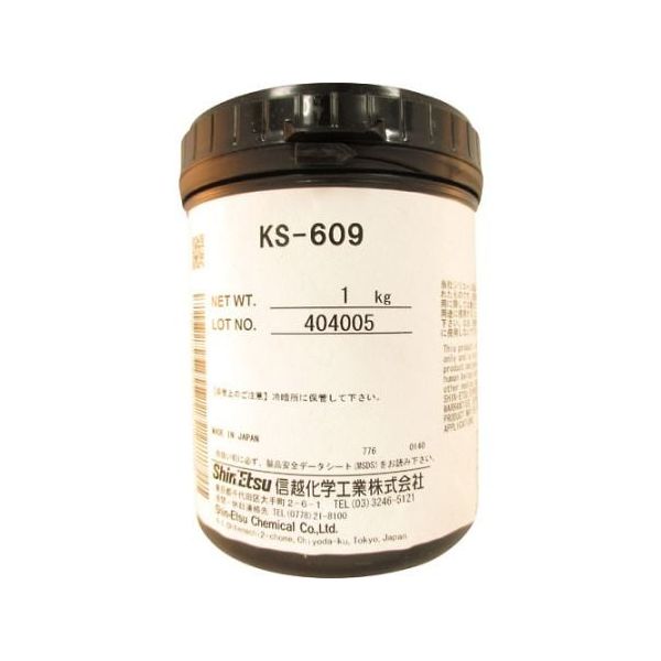 【即納在庫品】「直送」信越化学工業 SHINETSU KS609-1 放熱用オイルコンパウンド １ｋｇ KS6091 423-0779｜文具のブングット