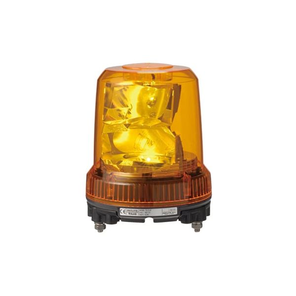 翌日出荷 パトライト RLR-M1-Y LEDカイテントウ 強耐振LED大型回転灯 黄 RLRM1Y
