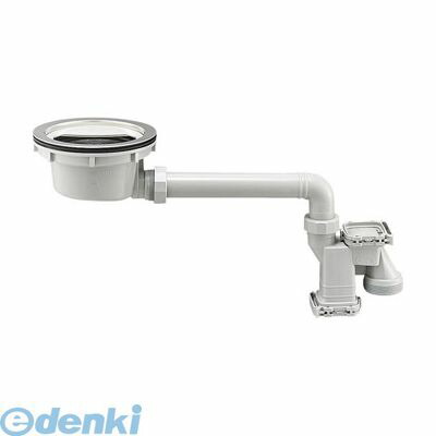 (LINEクーポン有)三栄水栓製作所 SANEI H6560S 流し台薄型トラップ