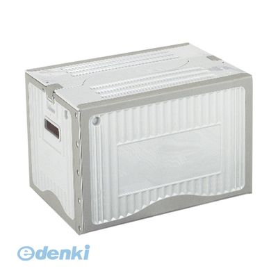 (LINEクーポン有)岐阜プラスチック工業 リスボックス40BII LGY/GY リスボックス40B2【１個】 グレー 折りたたみ コンテナボックス 軽量 ライトグレー 持ち手穴有り 4,704円