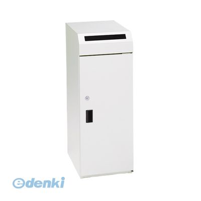 (LINEクーポン有)【受注生産品 納期-約2週間】ぶんぶく KIM-S-9 機密書類回収ボックス 大 ネオホワイト【１台】【マイナンバー関連商品】 KIMS9