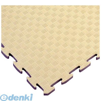 (LINEクーポン有)【個人宅配送不可】【個数：1個】ミヅシマ工業 4140040 直送 代引不可・他メーカー同梱不可 ジョイントタタミ イエロー 900×900×18mm