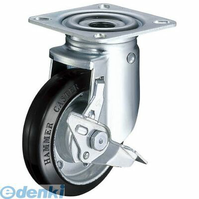 (LINEクーポン有)ハンマーキャスター 513M-RB125 520Mシリーズ自在SP付ゴムB車125mm【キャンセル不可】