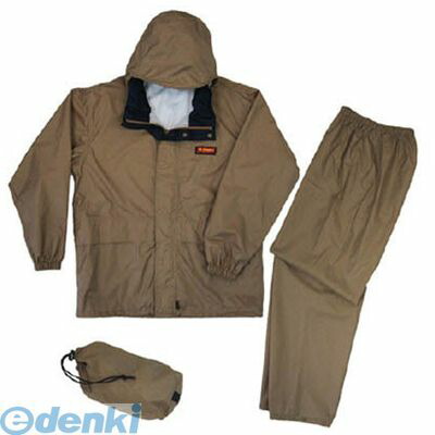 【即納在庫品】「直送」カジメイク 720014M エントラントレインスーツ カーキ M KAJIMEIKU Mサイズ