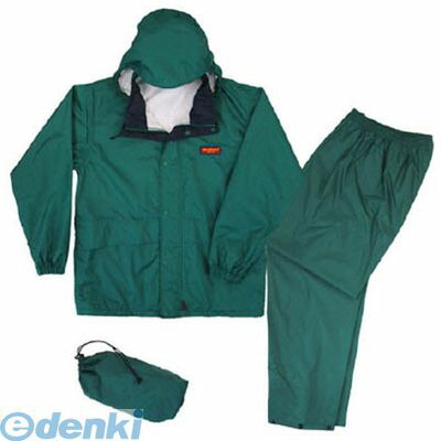 (LINEクーポン有)【即納在庫品】「直送」カジメイク 720056M エントラントレインスーツ グリーン M KAJIMEIKU Mサイズ