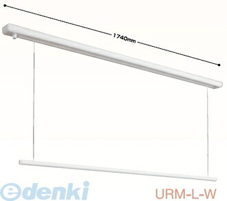 翌日出荷 川口技研 URM-L-W 直送 代引不可・他メーカー同梱不可 ホスクリーン URMLW 【1本入り】
