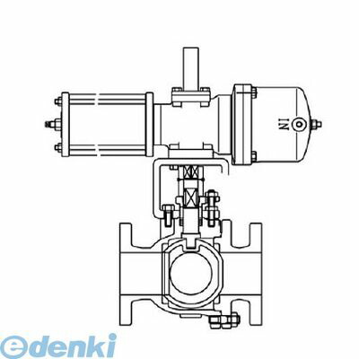 【個人宅配送不可】ＫＩＴＺ BS10FCTB2L50 直送 代引不可・他メーカー同梱不可 空圧自動ボール弁