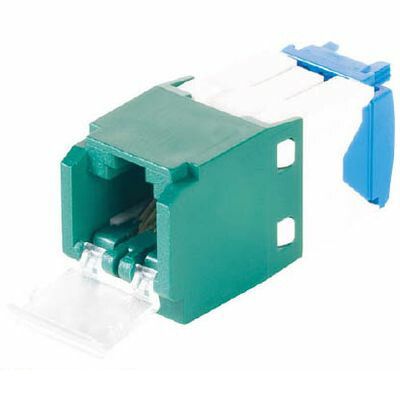 (LINEクーポン有)パンドウイットコーポレーション日本支社 CJ6X88TGGR 【10個入】カテゴリ6A モジュラージャック 緑 PANDUIT