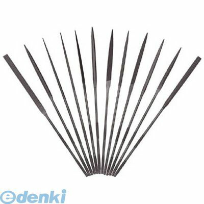 ツボサン DE01256T 精密ヤスリ 12本組 楕円 ＃6