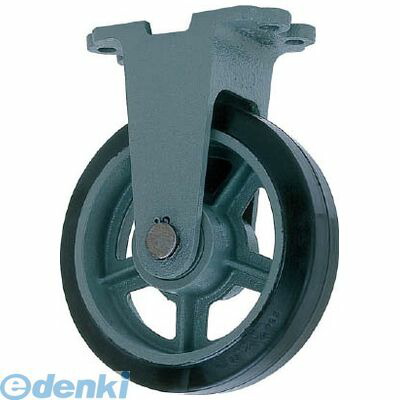 ヨドノ HBK150X65 鋳物重荷重用ゴム車輪固定車付き HBーk150X65